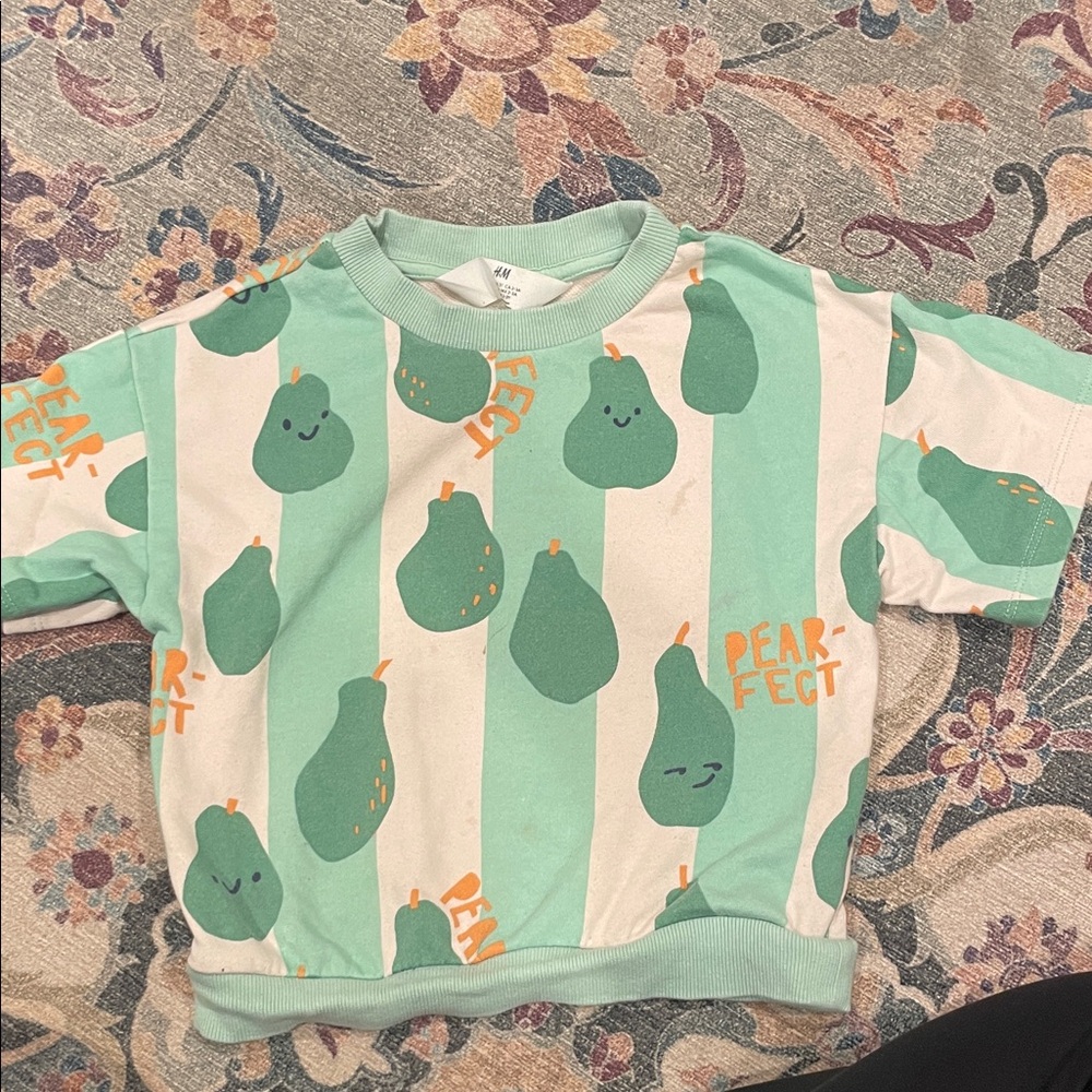 H&M Pear-Fect Kids Tee - Green and White
